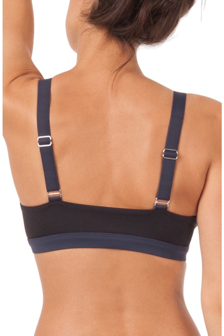 The Active Bralette, Alternate, color, JET BLACK/ LIVELY NAVY