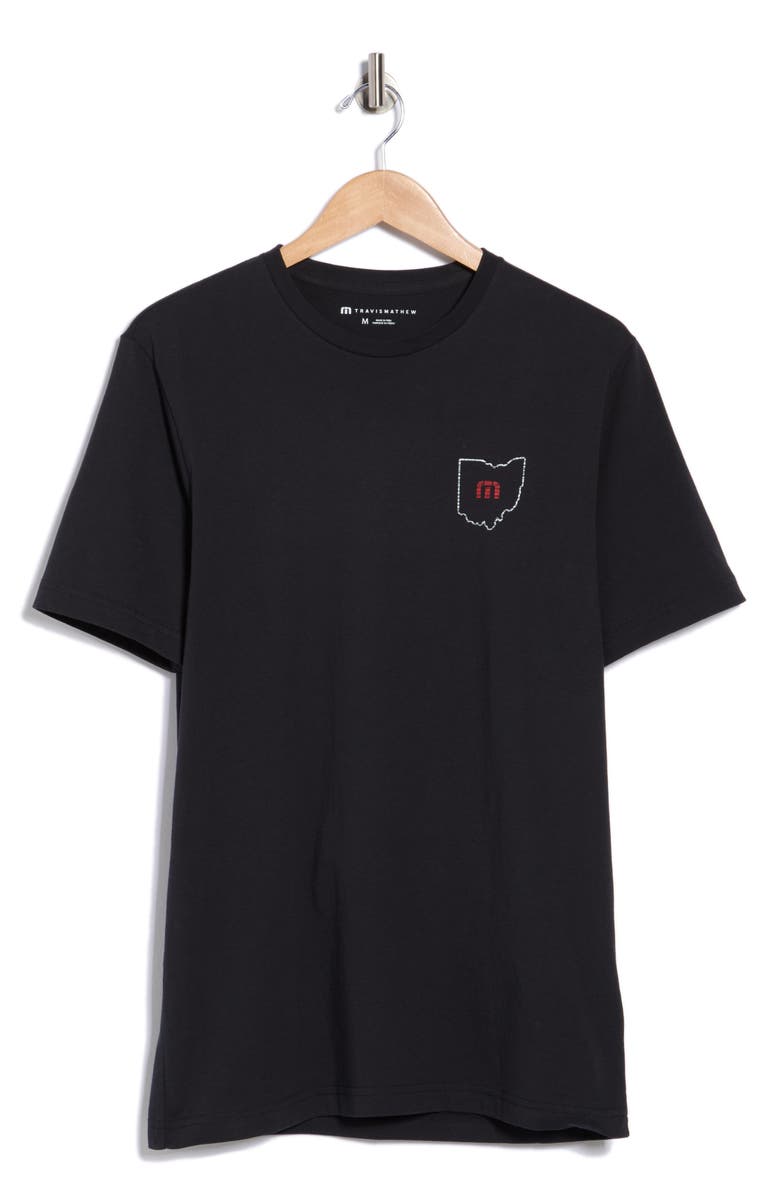 TravisMathew Cudi 2.0 Cotton Graphic T-Shirt, Main, color, Black