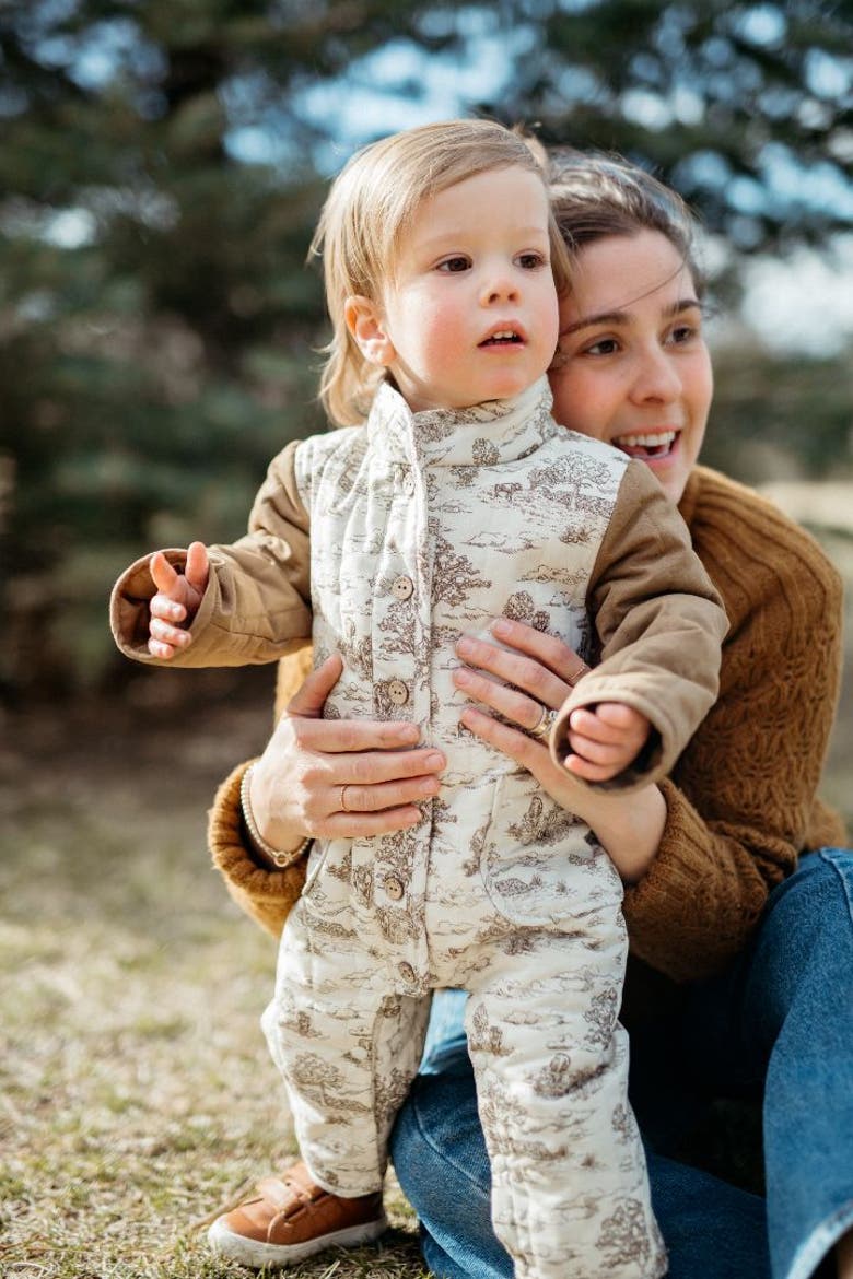 Quilted Jumper, Alternate, color, Country Toile