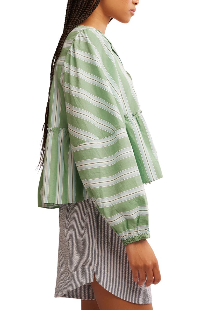 Free People Brunch Babe Top, Alternate, color, White Spruce Combo