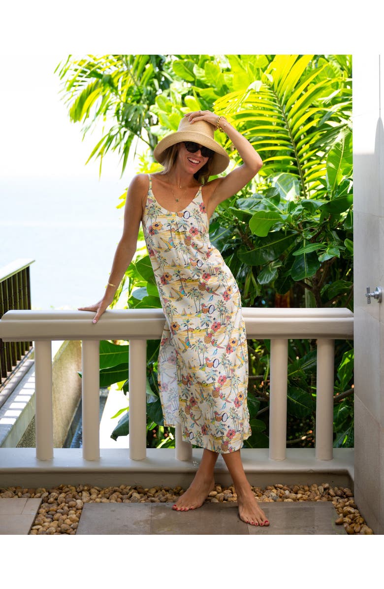 Kenny Flowers The Margaritaville Wastin' Away Again Beach Dress, Alternate, color, Yellow