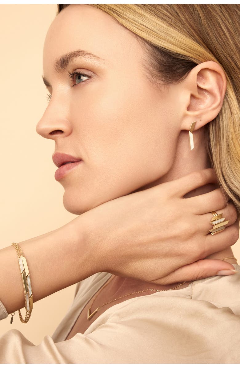 Oradina 14K Gold Aurora Bracelet, Alternate, color, Yellow Gold