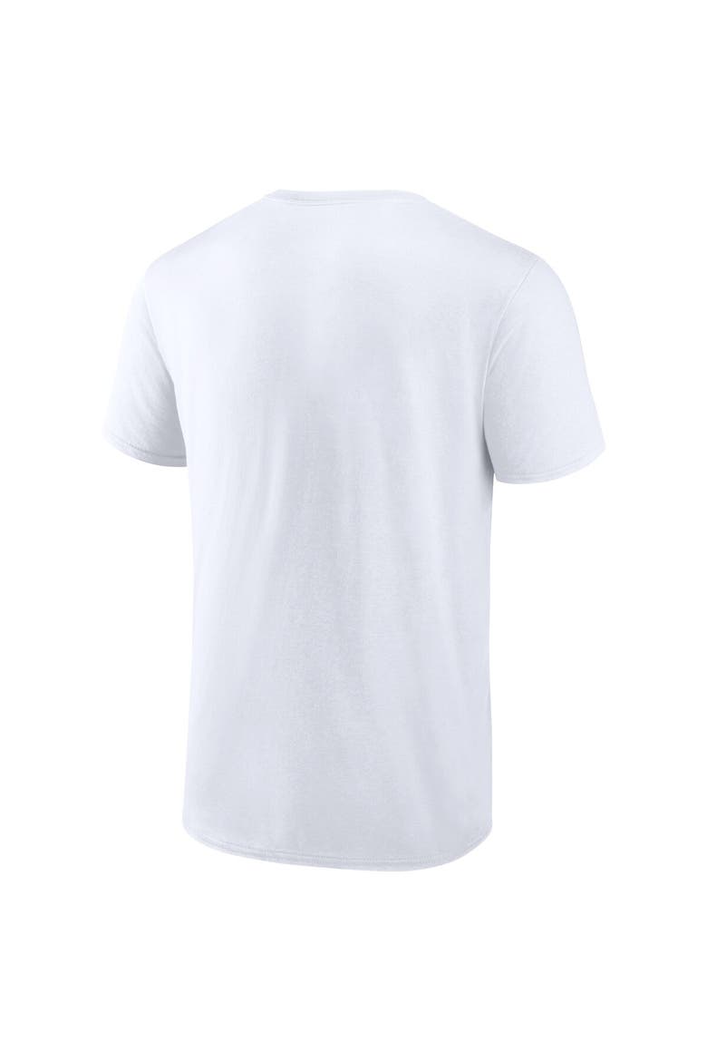 Men's Fanatics White Boston Celtics 2024 NBA Finals Champions Pull Up Jumper Caricature T-Shirt, Alternate, color, White