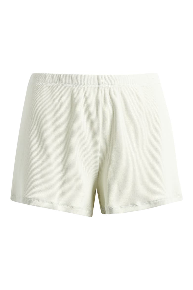 Cotton Rib Loose Shorts, Main, color, SPEARMINT