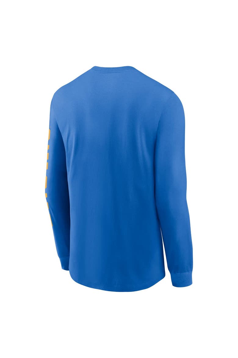 Men's Jordan Brand  Blue UCLA Bruins Basketball Icon Two-Hit Long Sleeve T-Shirt, Alternate, color, Blue