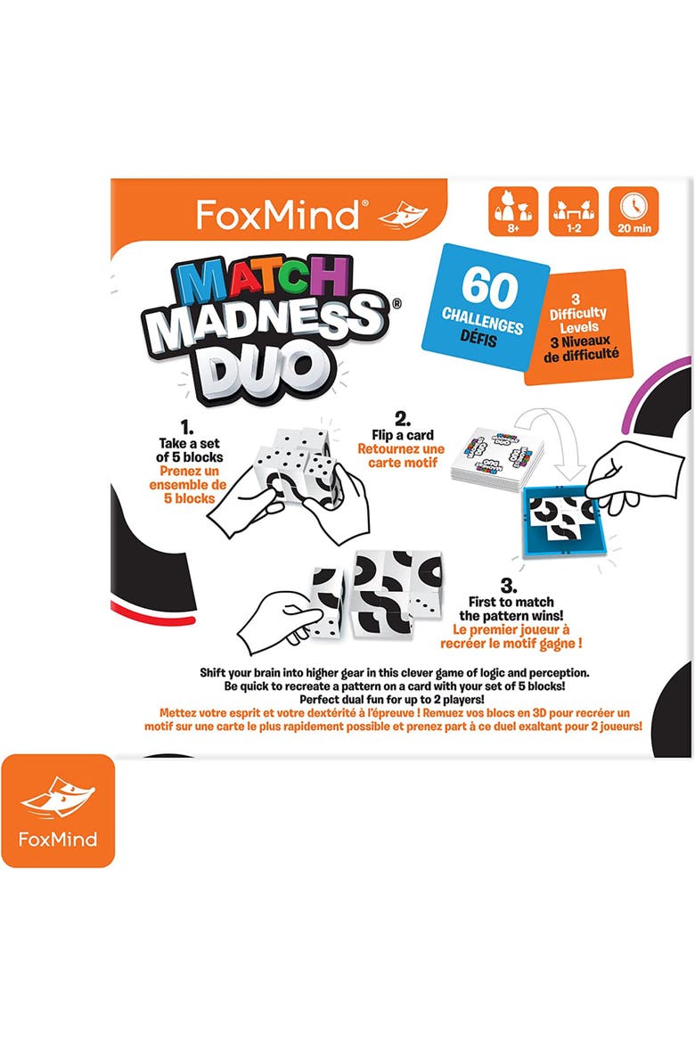 Match Madness Duo Matching Game, Ages 8+, Alternate, color, Multicolored