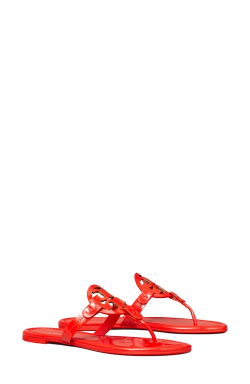 Tory Burch Miller Thong Sandal In Red