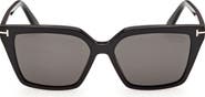 TOM FORD Erin 02 54mm Polarized Square Sunglasses