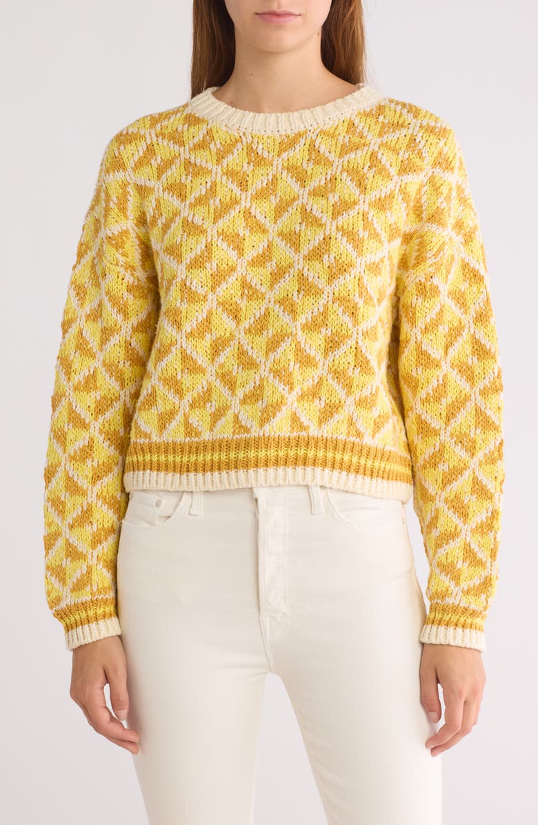 MOTHER The Itsy Crochet Sweater, Main, color,