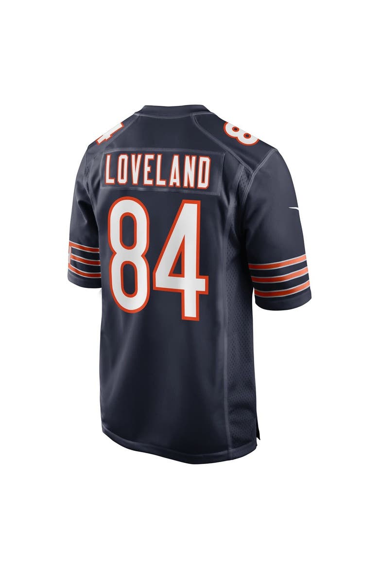 Men's Nike Colston Loveland Navy Chicago Bears 2025 NFL Draft First Round Pick Game Jersey, Alternate, color, Navy