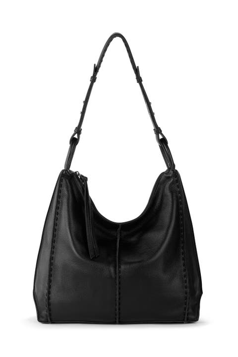 Los Feliz Bucket Hobo Leather Bag
