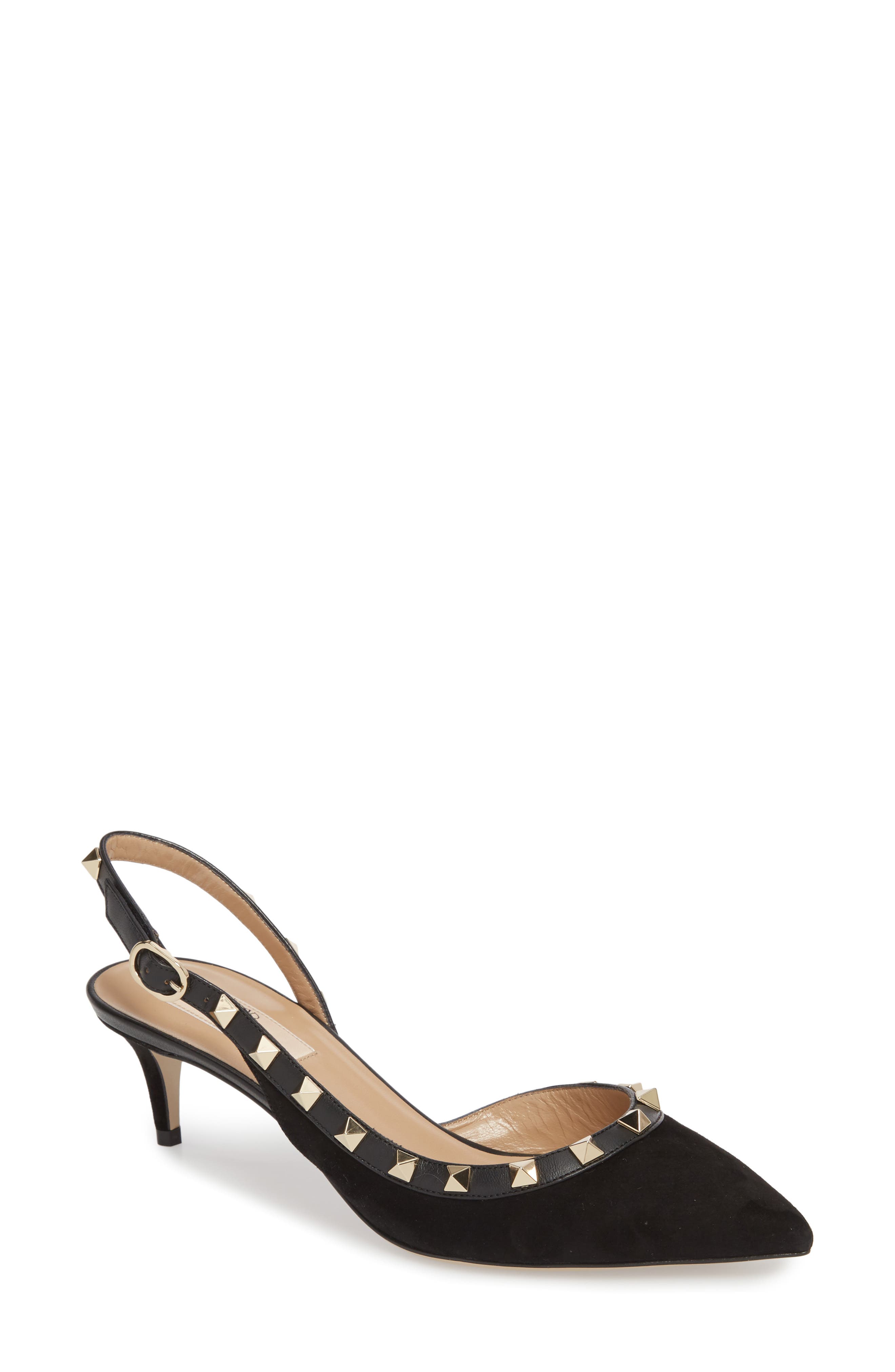 Valentino Garavani Rockstud Slingback Pump, Main, color, 