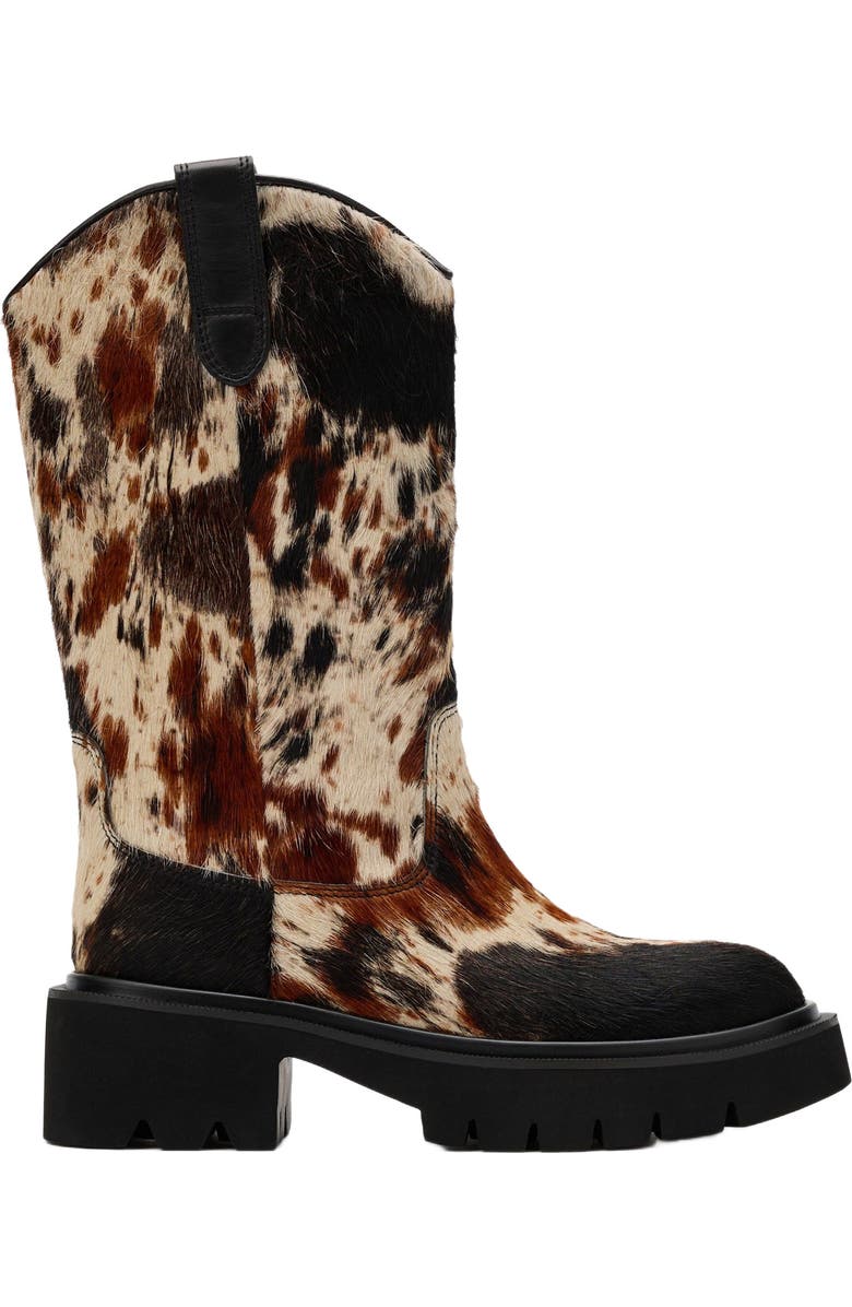 MARC NOLAN Daisy Lug Cowgirl Boots, Main, color, Dark Horse