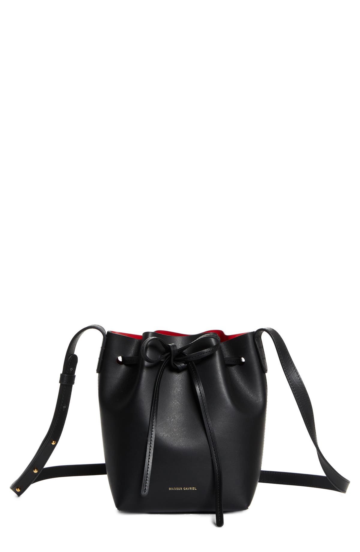 Mansur Gavriel Mini Mini vegetable-tanned leather bucket bag