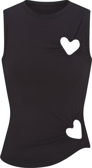 SKIMS Heart Cotton Blend Jersey Tank | Nordstrom