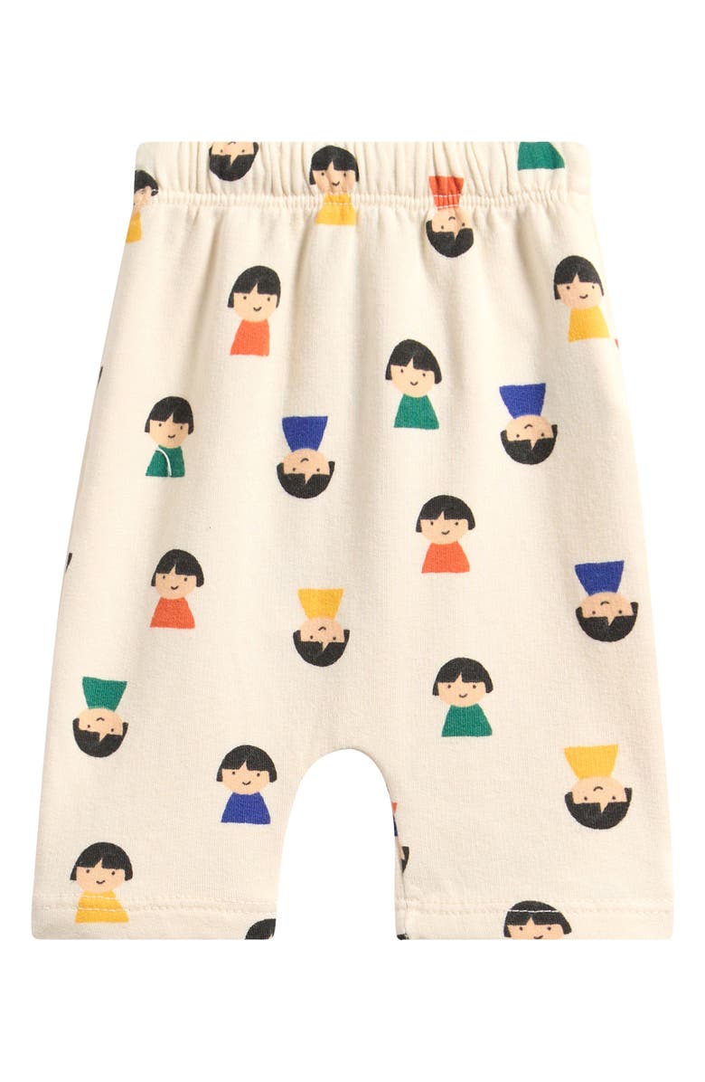 Bobo Choses Game Pawns Print Shorts, Main, color, White