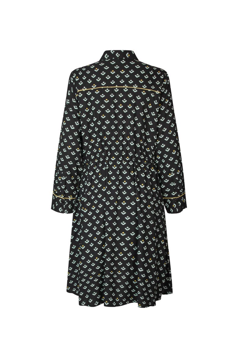 Nysindra Printed Knee Length Dress, Alternate, color, Ether