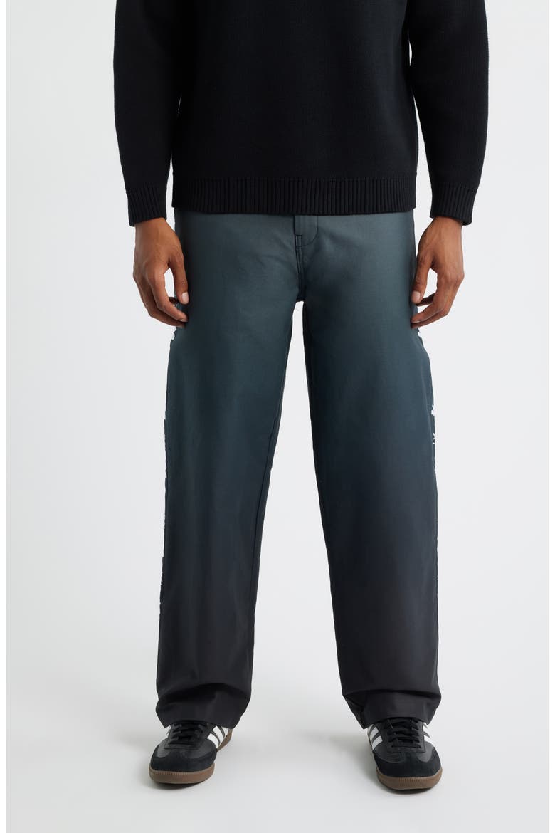 Khalil Rountree Lotus Napoli Pants, Main, color, BLACK