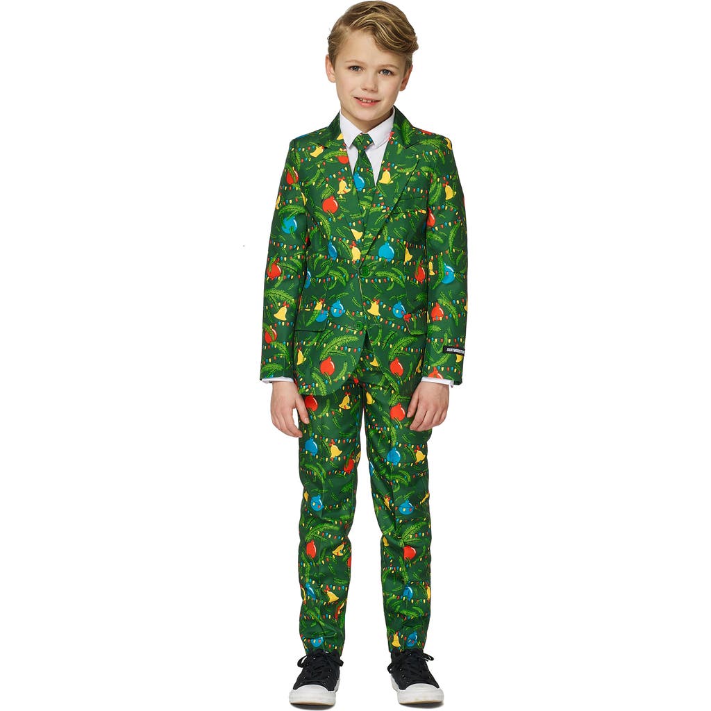 OppoSuits SUITMEISTER Kids' Light-Up Christmas Suit in Green