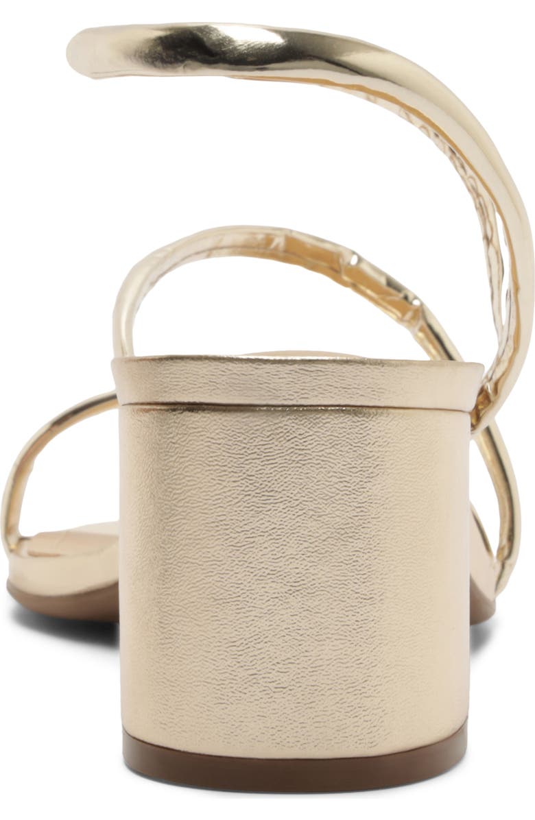 Arezzo Mikayla Ankle Strap Sandal, Alternate, color, Platino