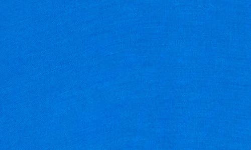 L Agence L'agence Nina Linen Blend Button-up Shirt In Bright Royal