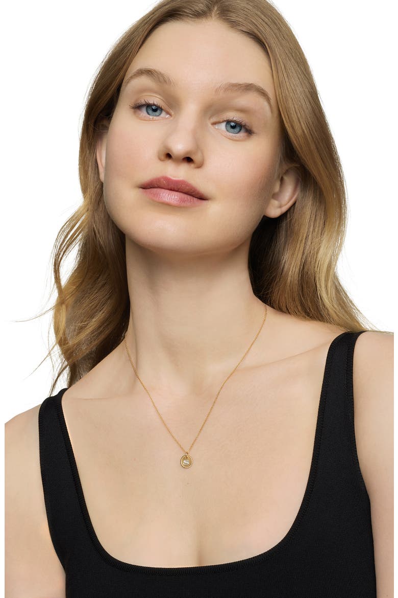 Cable Collectibles Diamond Initial Pendant Necklace, Alternate, color, S
