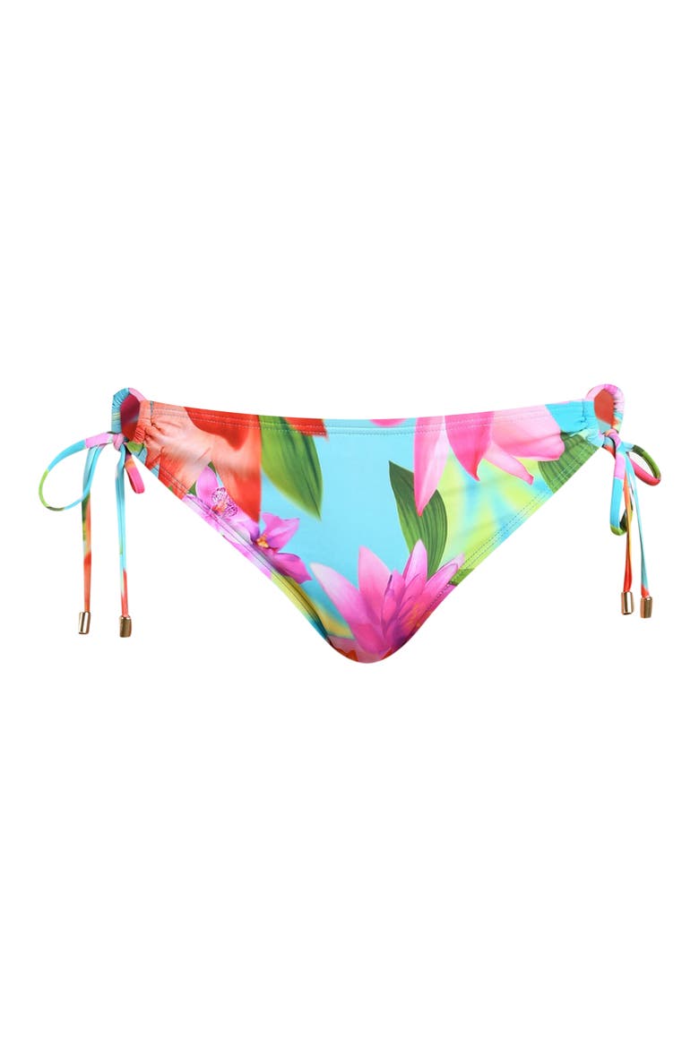 Sunset Botanica Tie Side Swim Bottoms, Alternate, color, MULTI