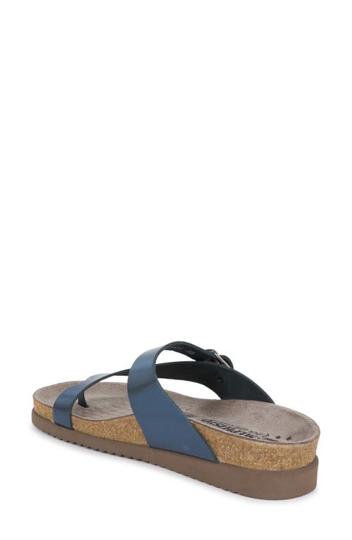 Mephisto Helen Toe Loop Sandal In Blue
