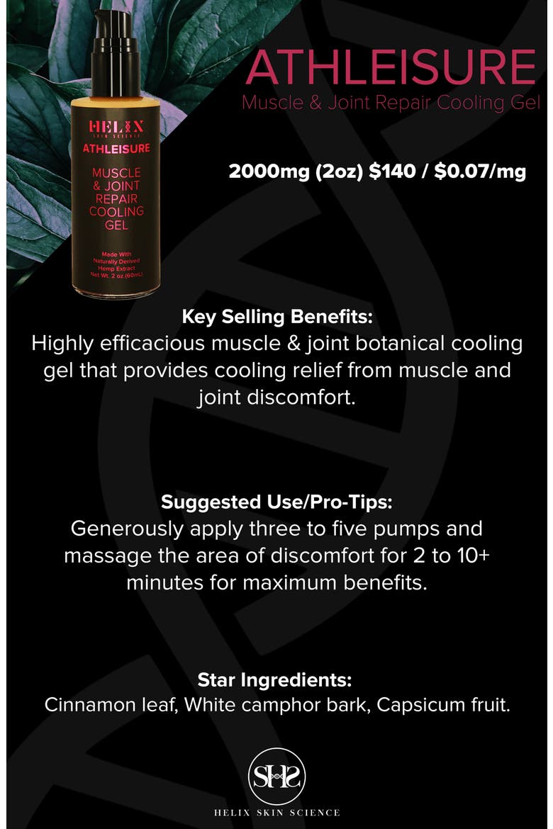 Muscle & Joint Repair Cooling Gel with CBD (Nordstrom Exclusive), Alternate, color, NO COLOR