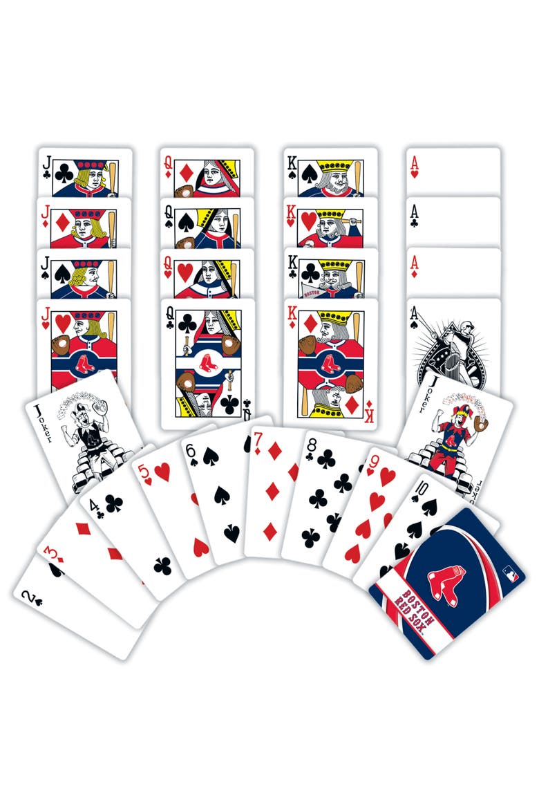 Boston Red Sox Playing Cards, Alternate, color, Multicolor