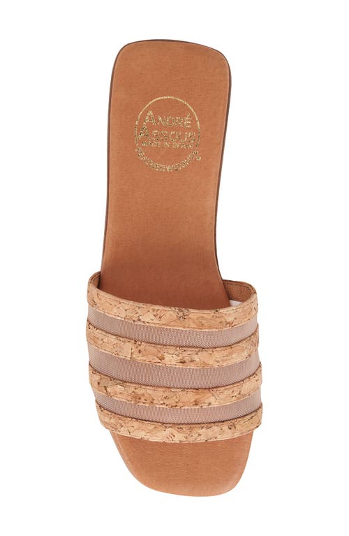 Andre Assous Kaila Slide Sandal In Natural
