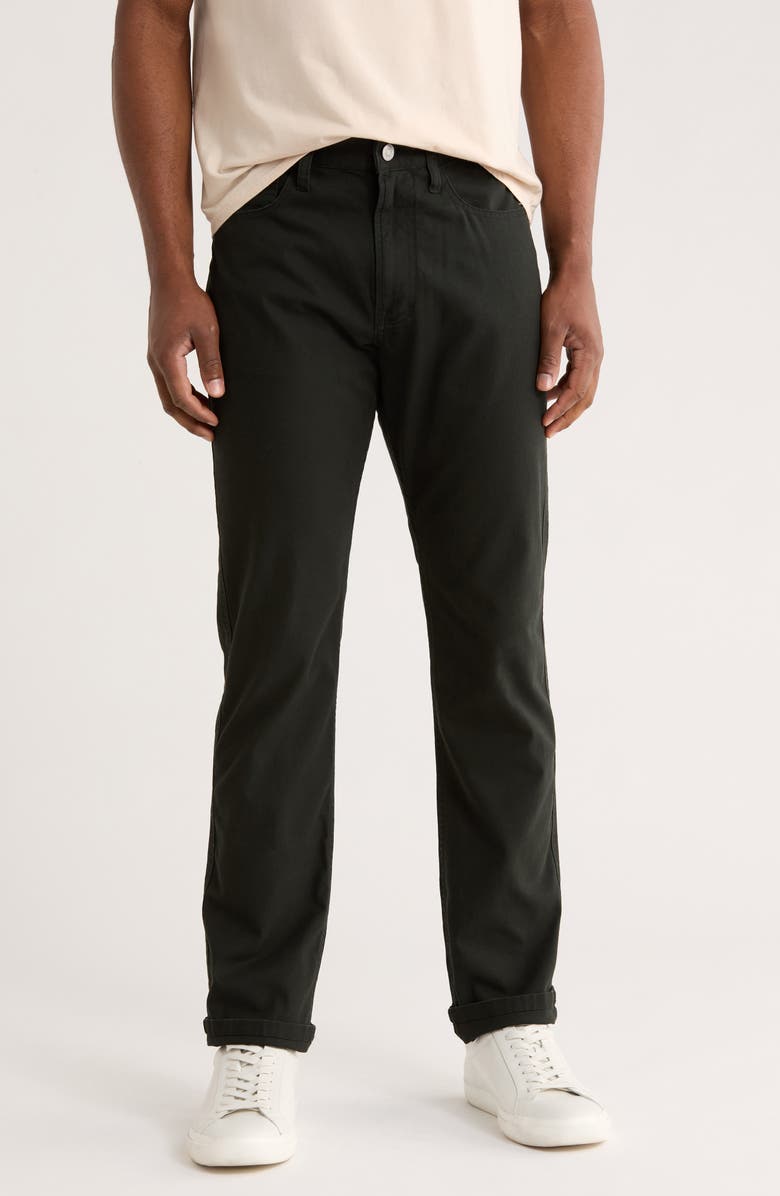 Lucky Brand Cotton Stretch Canvas Pants, Main, color, Jet Set