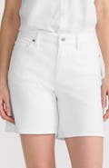 Lands' End Recover Mid Rise 7" Jean Shorts