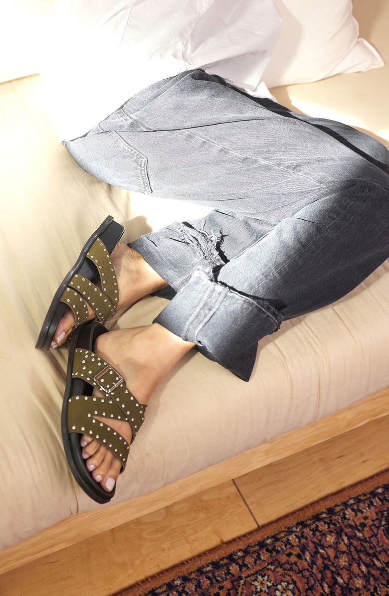 Seychelles VIP List Sandal, Alternate, color, Olive