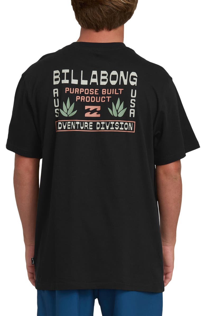 Billabong Agave Premium Graphic T-Shirt, Alternate, color, Black