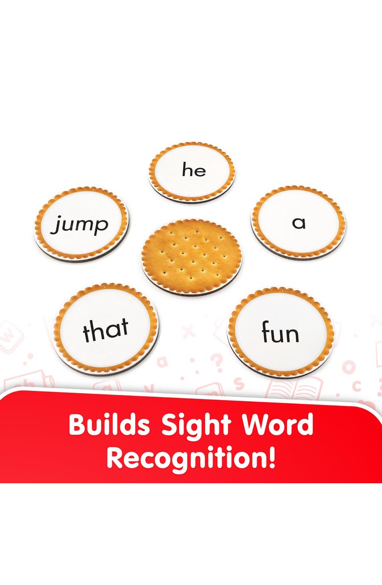 Junior Learning Sight Word Snacks Reading Gam, Alternate, color, Multicolored