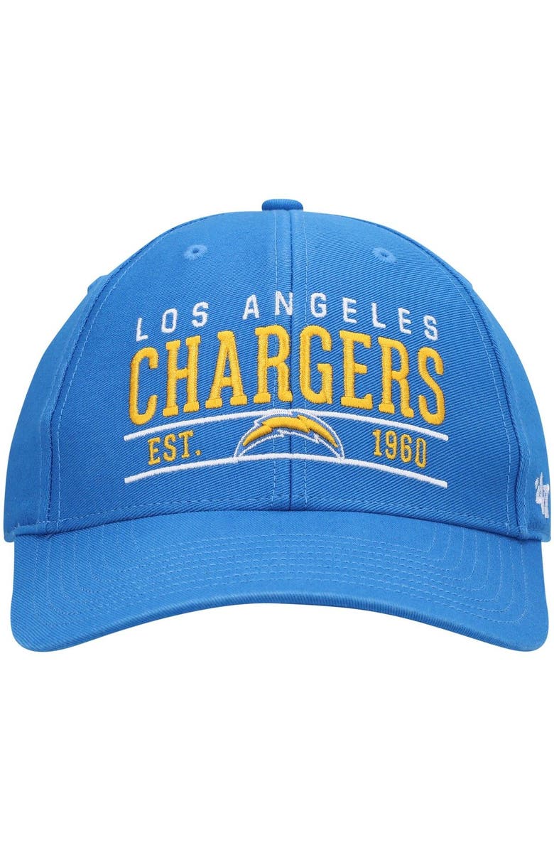 '47 Men's '47 Powder Blue Los Angeles Chargers Centerline MVP Adjustable Hat, Alternate, color, 
