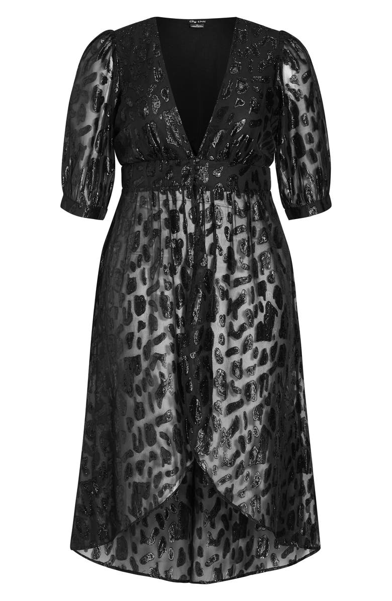 City Chic Untamed High-Low Jacket, Alternate, color, 