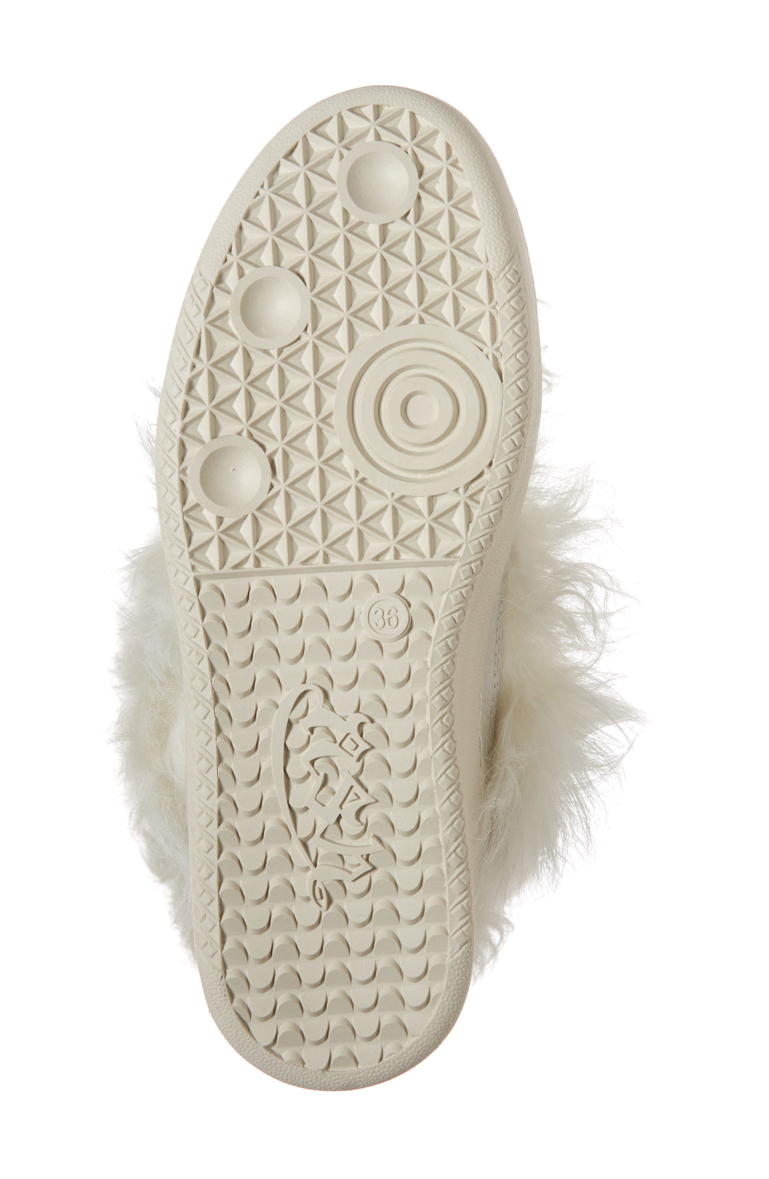 Ash Cool Genuine Shearling Boot, Alternate, color, Off White/ Off White