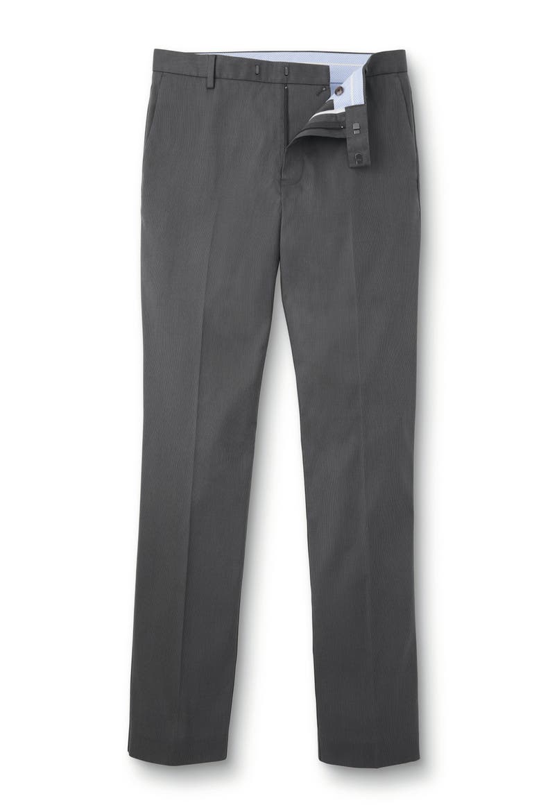 Slim Fit Smart Texture Pants, Alternate, color, Charcoal Grey