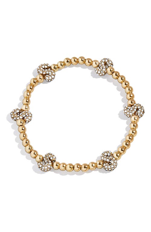 Baublebar Pisa Pavé Heart Station Beaded Bracelet