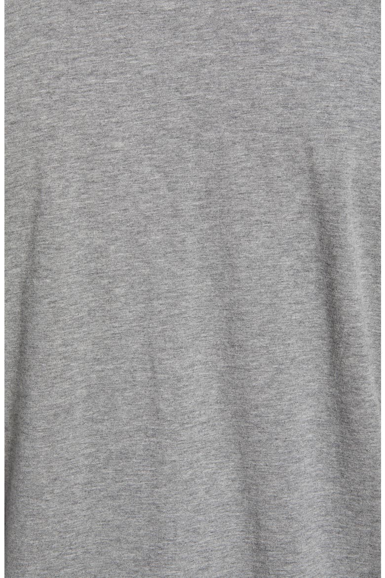 Stretch Cotton & Modal Crewneck T-Shirt, Alternate, color, GREY