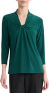 KASPER Knot Front Top