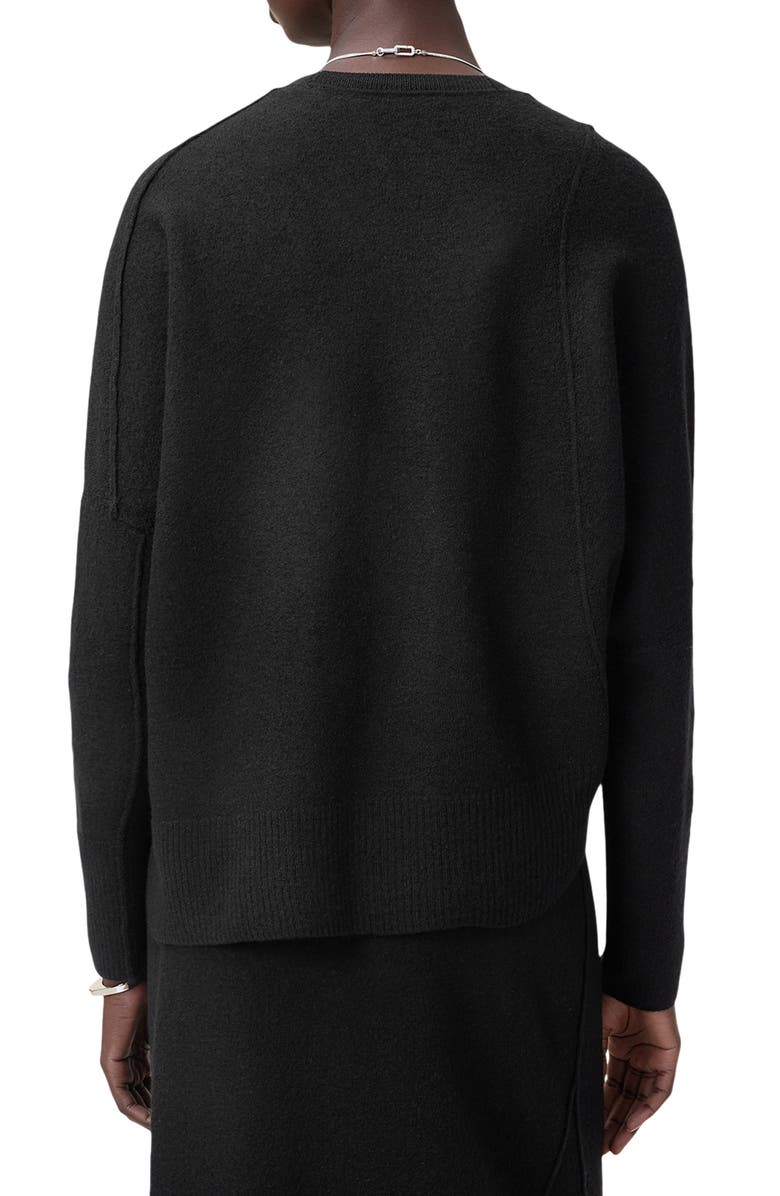 AllSaints Antonia Merino Wool Cardigan, Alternate, color,