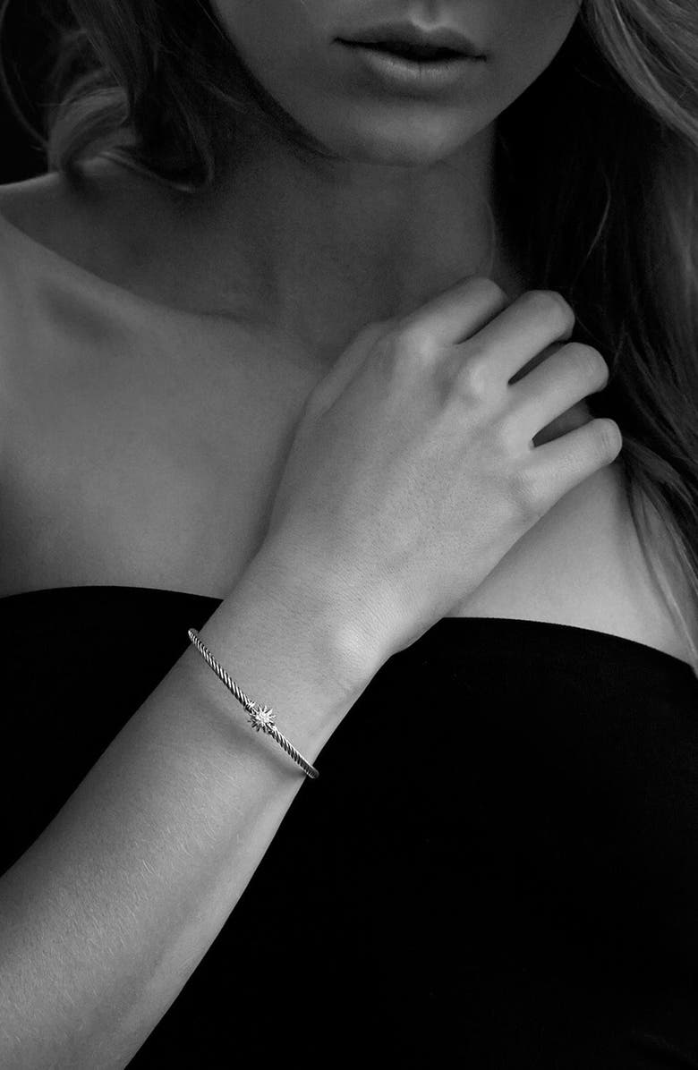 David Yurman Starburst Single Station Bracelet with Diamonds, Alternate, color,