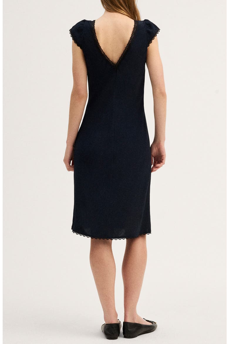 Layton Lace Trim Slipdress, Alternate, color, DEEP INDIGO
