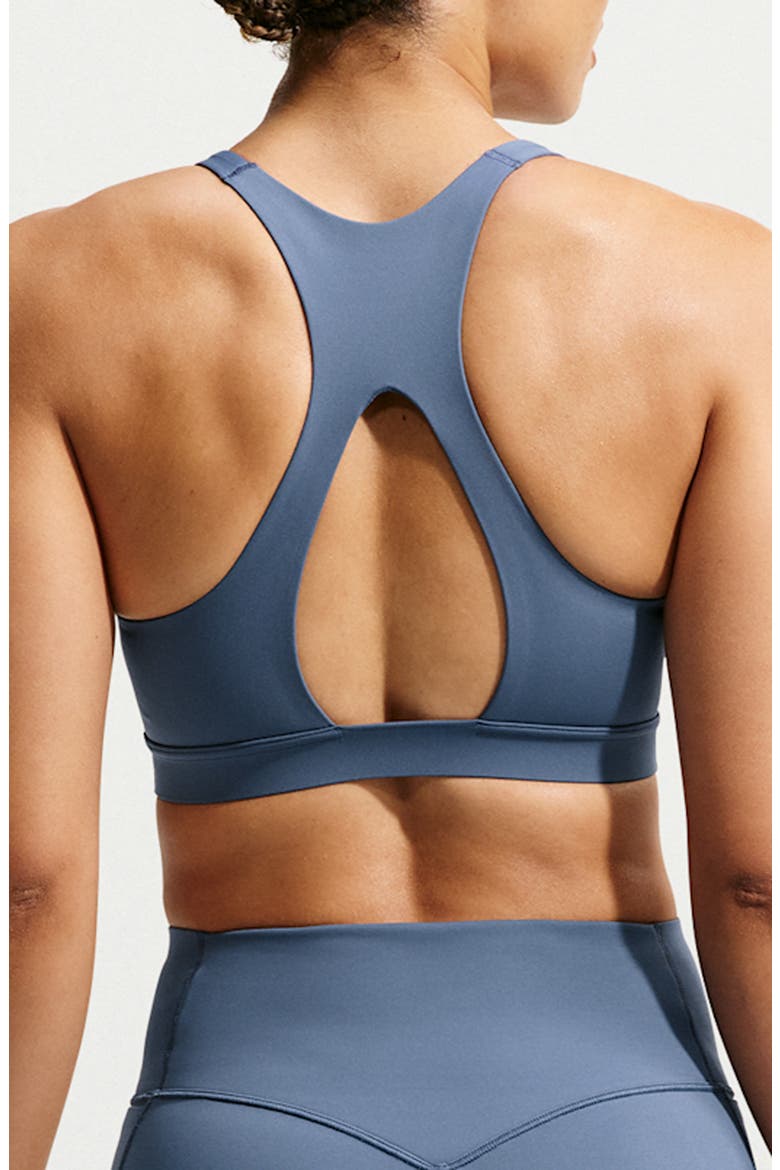 Universa Dri-FIT Padded Sports Bra, Alternate, color, NEW SLATE/ MIDNIGHT NAVY