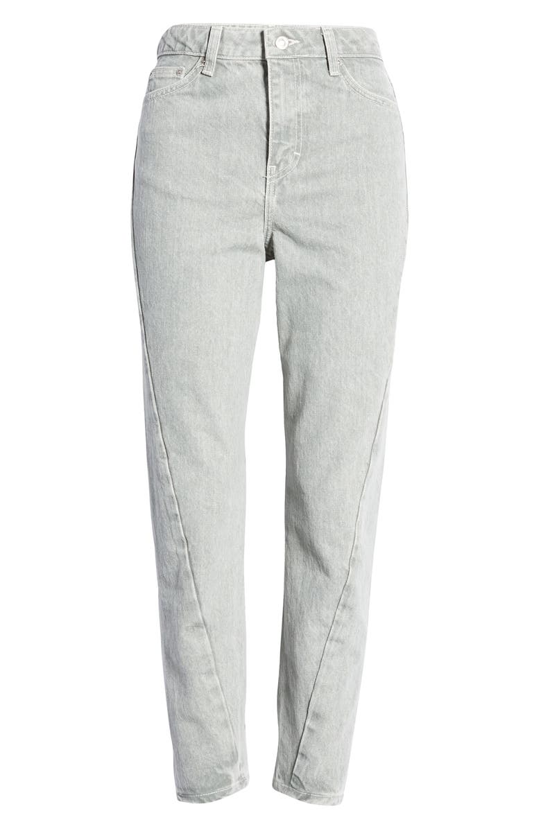 Topshop IDOL Twist Seam Mom Jeans, Alternate, color,