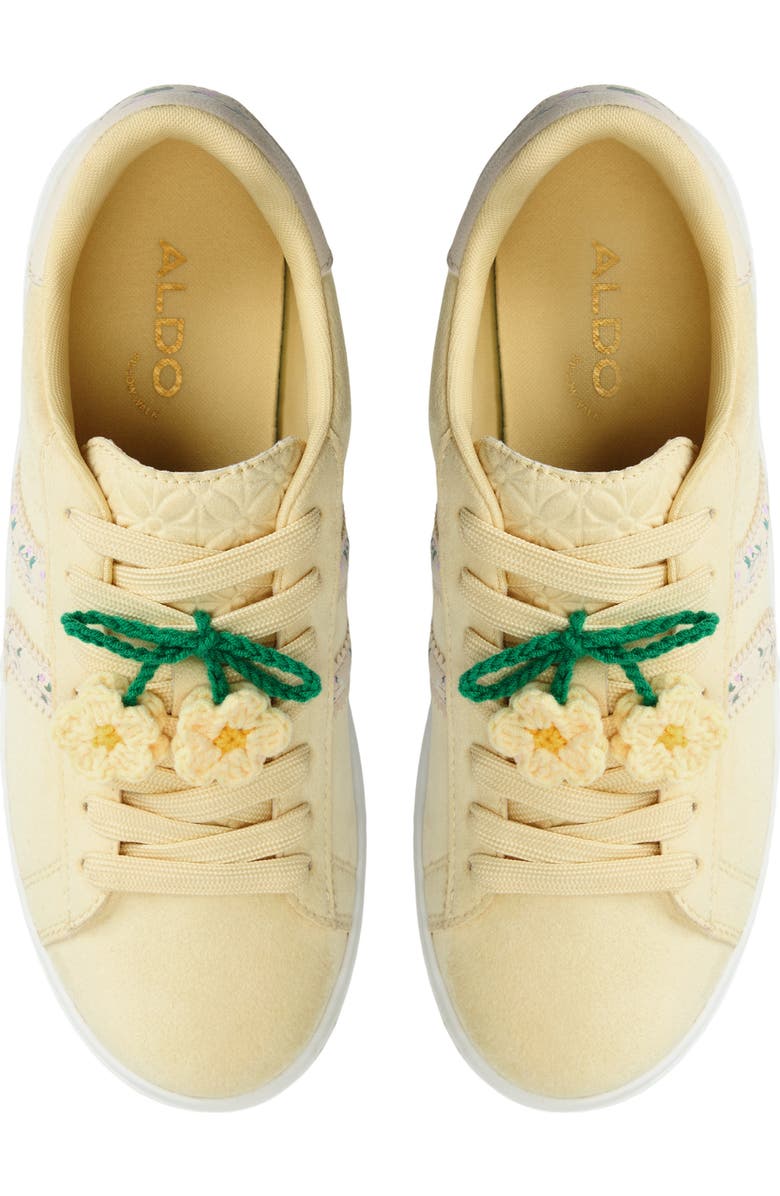 ALDO Paotlan Platform Wedge Sneaker, Alternate, color, Light Yellow