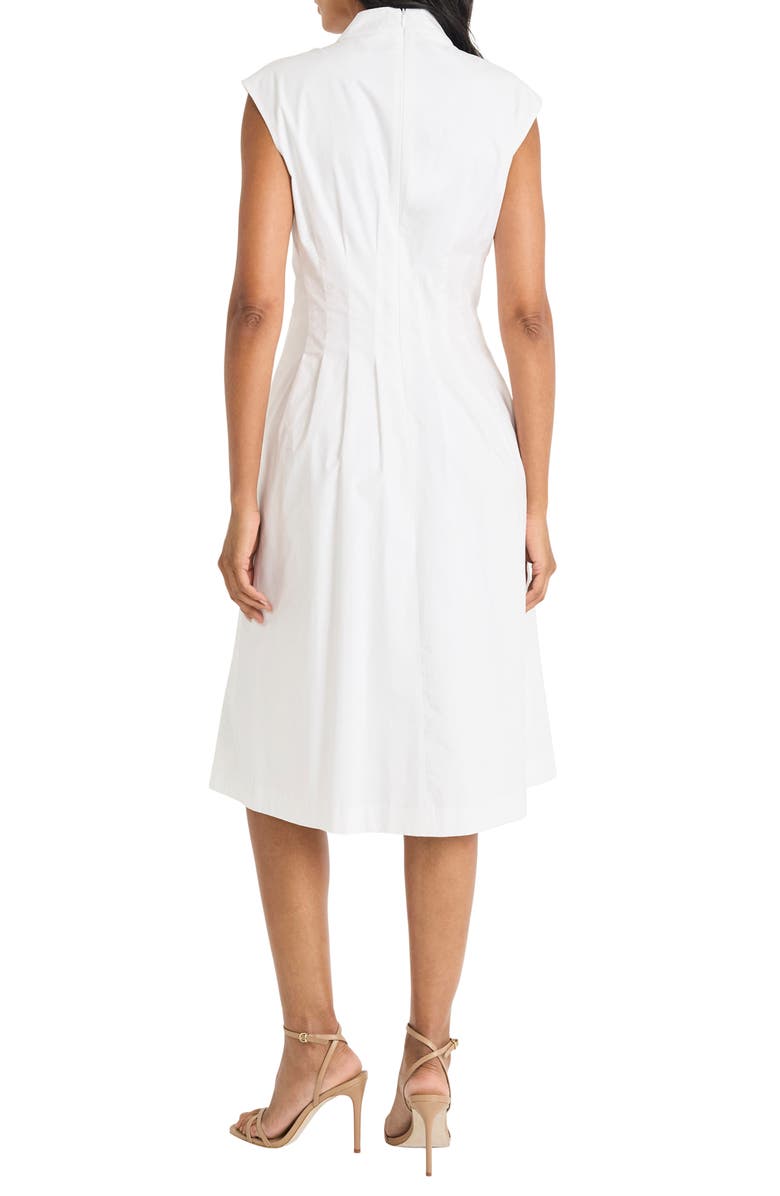 Maggy London Stretch Cotton Fit & Flare Dress, Alternate, color,